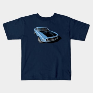 1969 ford mustang mach 1 Kids T-Shirt